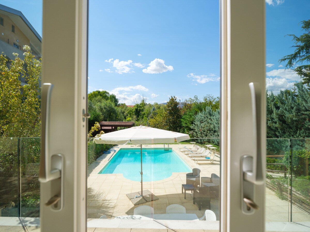 villa con piscina