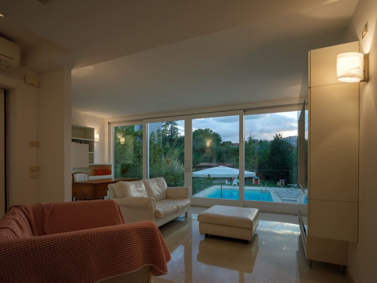 villa con piscina